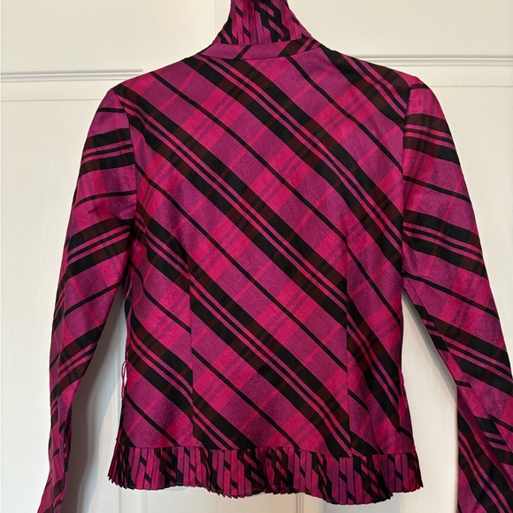 Satin Wrap Top - Picture 3 of 11